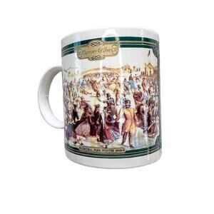 Currier & Ives Christmas Coffee Mug Central Park 1862 Winter Scene